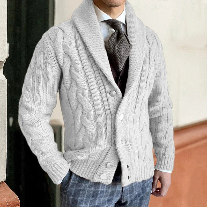 Gilet en Maille Noire Élégant pour Homme