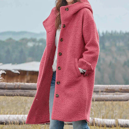 Manteau Long Classique À Boutons Pour Femme | Automne