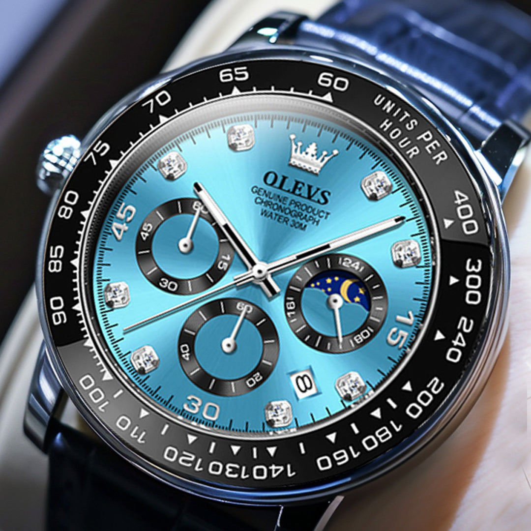 Montre Homme Élégante Acier Inoxydable