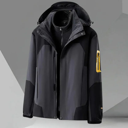 Blouson Homme Vent avec Capuche Imperméable - BerlinGlamour