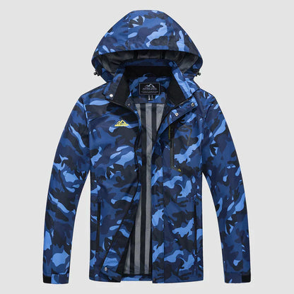 Parka Hiver Homme Imperméable avec Capuchon Amovible