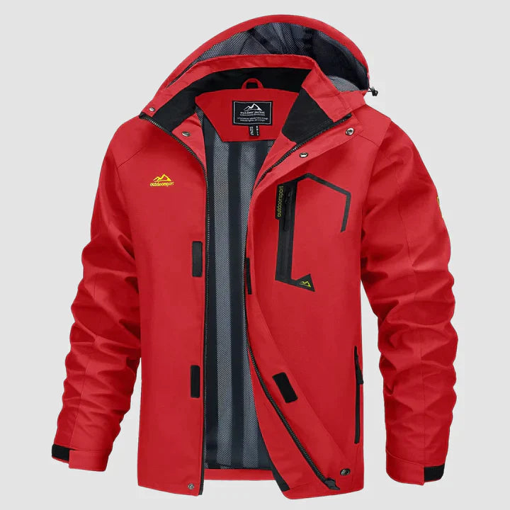 Parka Hiver Homme Imperméable avec Capuchon Amovible
