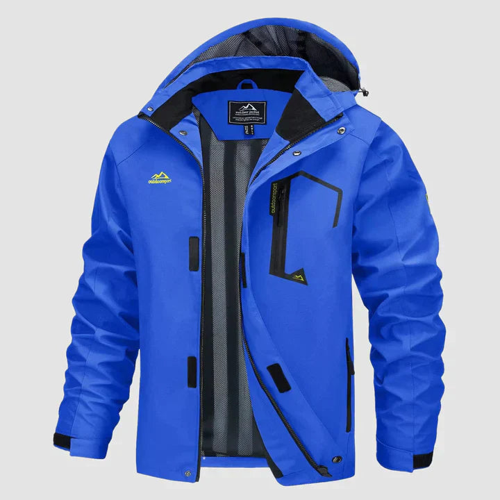 Parka Hiver Homme Imperméable avec Capuchon Amovible