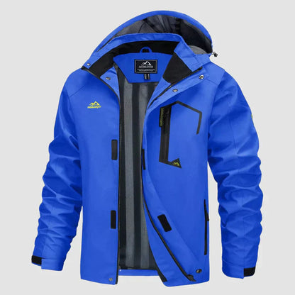 Parka Hiver Homme Imperméable avec Capuchon Amovible