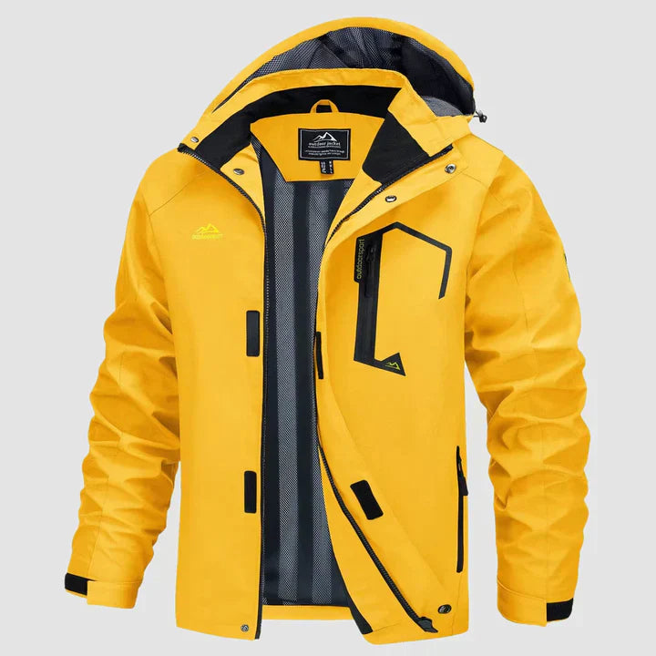 Parka Hiver Homme Imperméable avec Capuchon Amovible