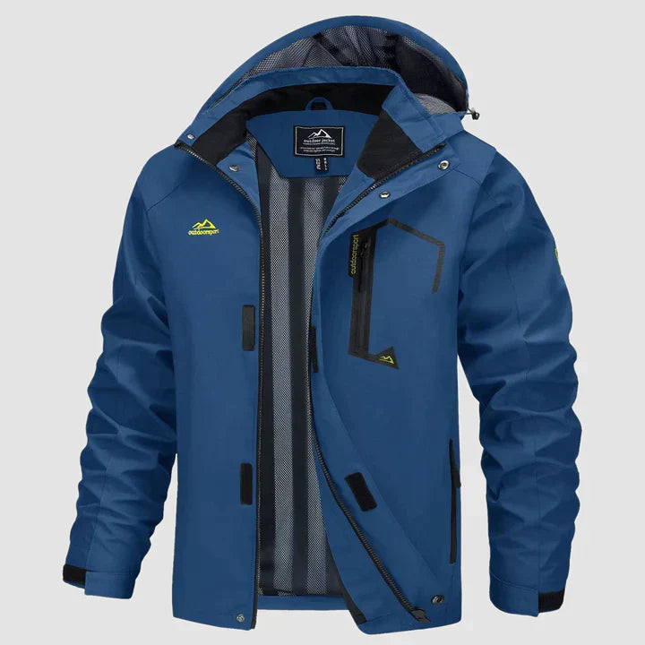 Parka Hiver Homme Imperméable avec Capuchon Amovible