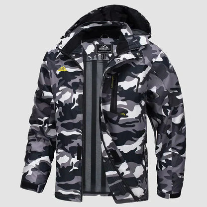 Parka Hiver Homme Imperméable avec Capuchon Amovible