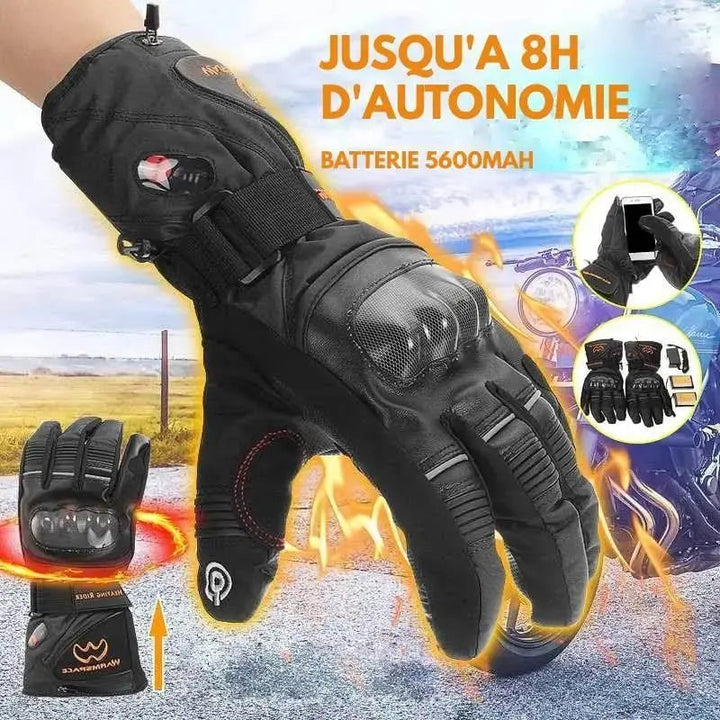 Gants moto Hiver Chauffants - vue 4