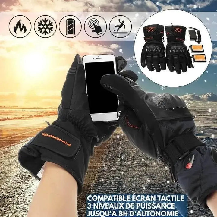 Gants moto Hiver Chauffants - vue 5