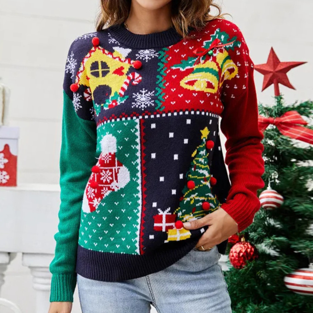 Pull Femme Fête Chic et Élégant - PanierRoyale