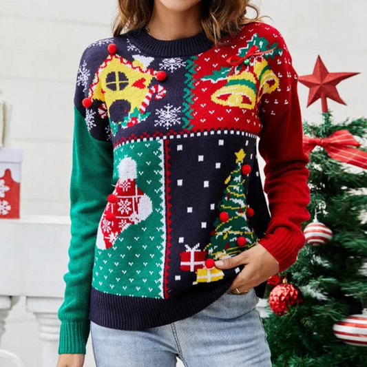 Pull Femme Fête Chic et Élégant - PanierRoyale