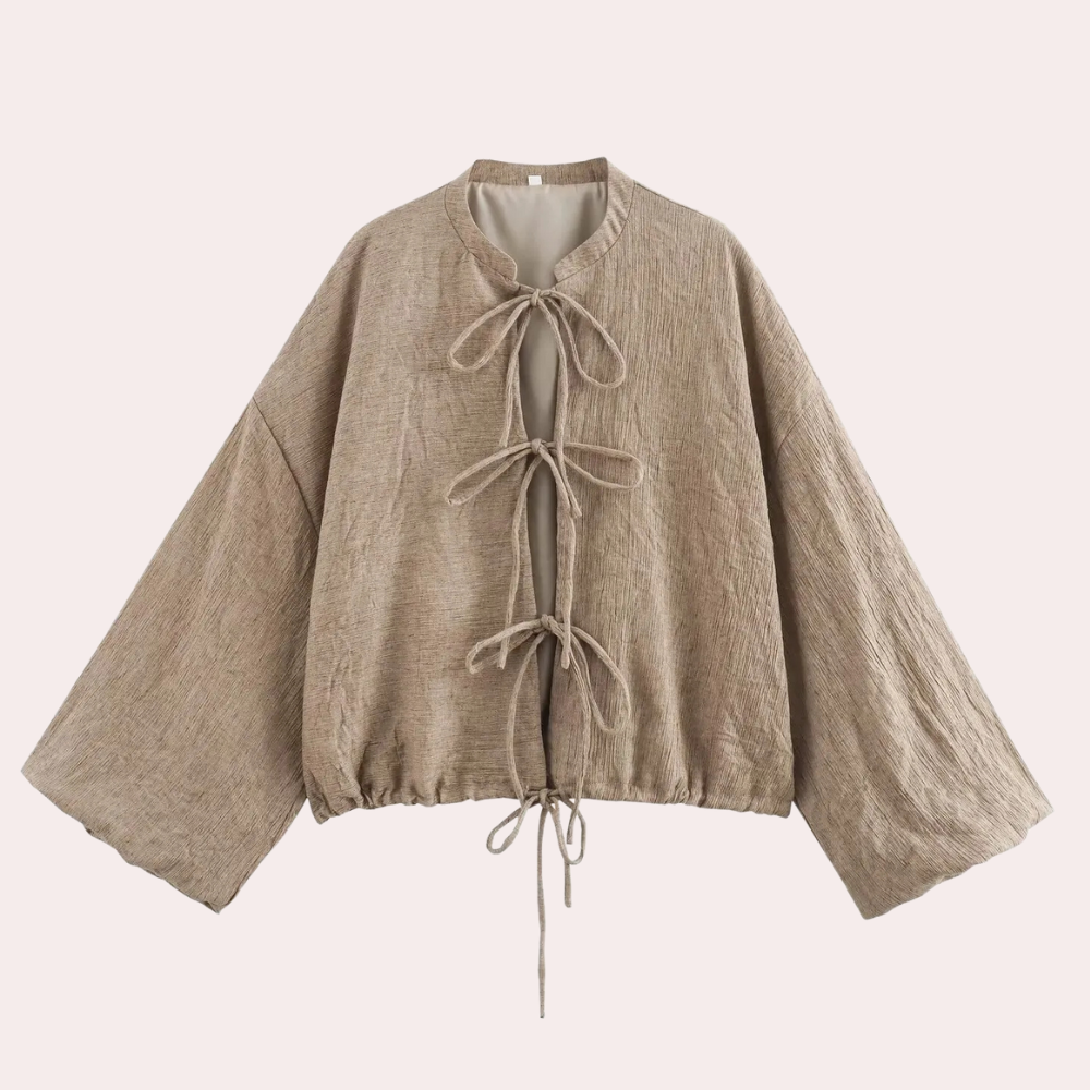 Cardigan Classique Beige - vue 3