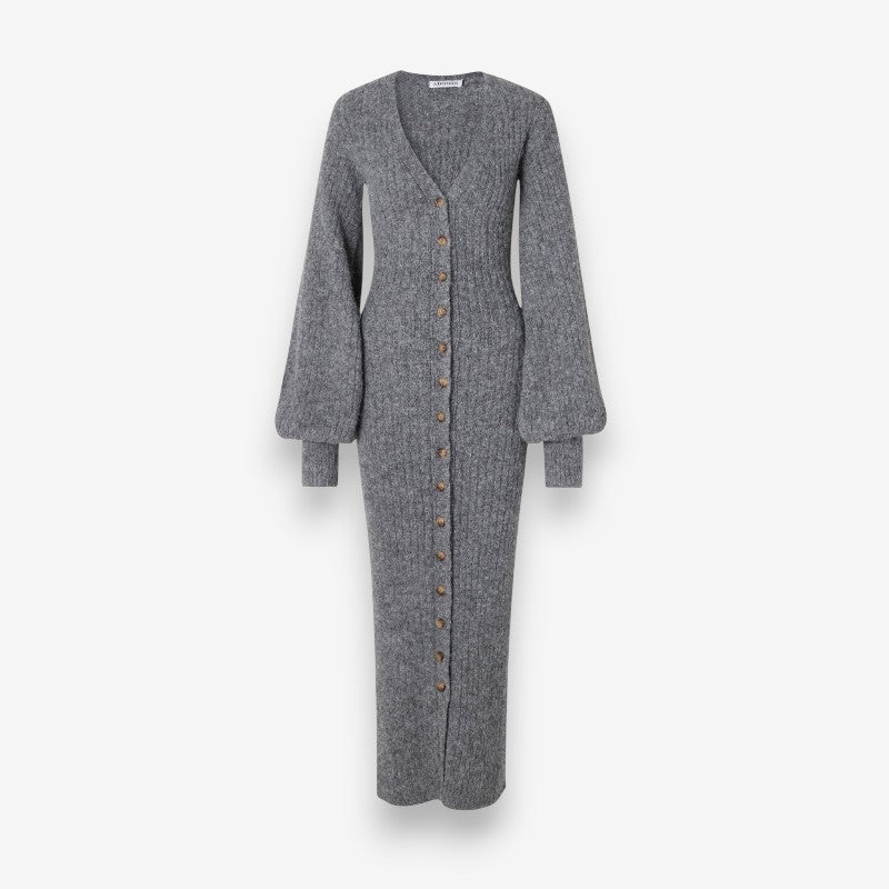Gilet Tricoté Col V Boutons en Façade - PanierRoyale