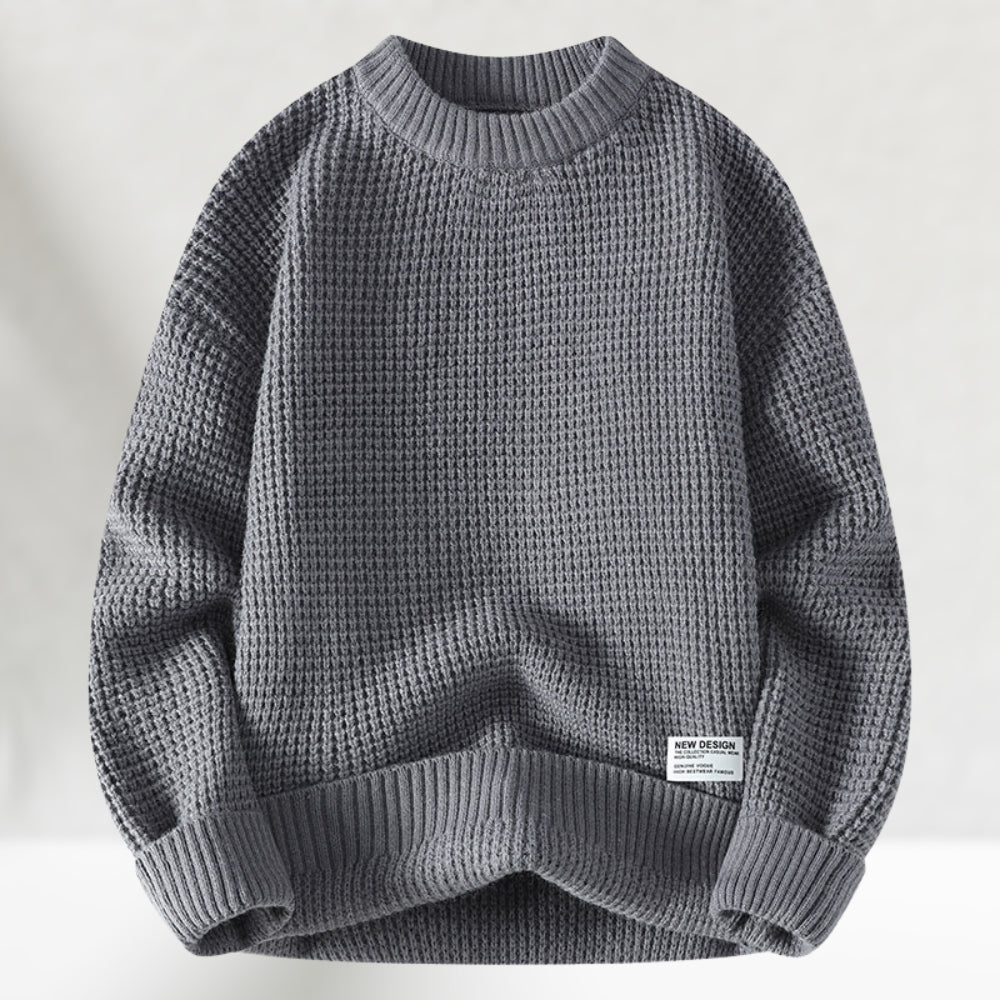 Pull Homme Col Rond en Maille Douce et Confortable