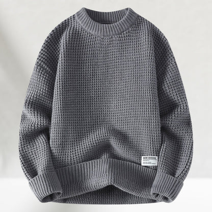 Pull Homme Col Rond en Maille Douce et Confortable