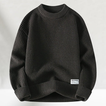 Pull Homme Col Rond en Maille Douce et Confortable