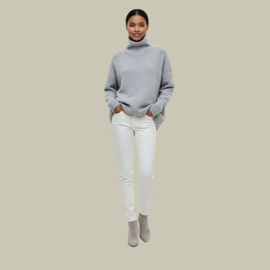 PullCol en V pour Femme, Très Doux et Confortable - BerlinGlamour