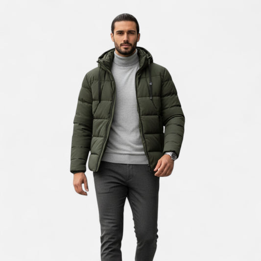 Parka Hiver Homme Robuste et Imperméable avec Capuche - BerlinGlamour