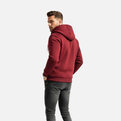 Sweat à Capuche Homme Hiver Doux et Chaud - PanierRoyale