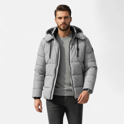 Parka Hiver Homme Robuste et Imperméable avec Capuche
