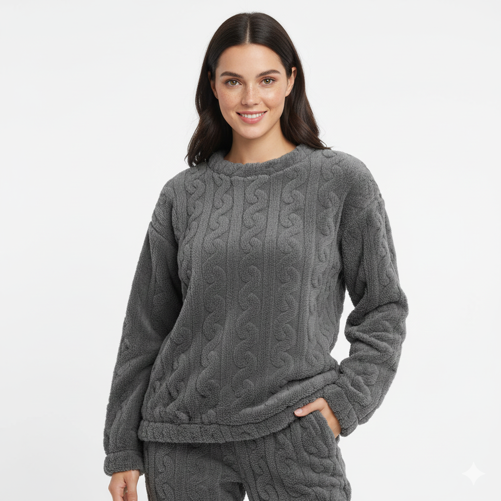 Pyjama Femme Hiver Chaud et Confortable