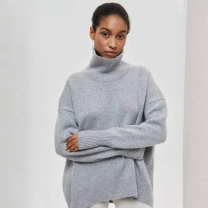 Pull Femme Col Roulé Douillet et Chaud pour Hiver