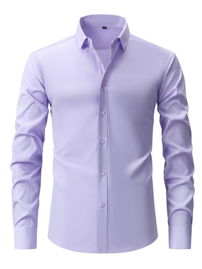 Chemise Homme Manches Longues Élégante et Confortable