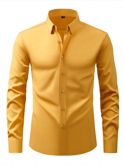 Chemise Homme Manches Longues Élégante et Confortable