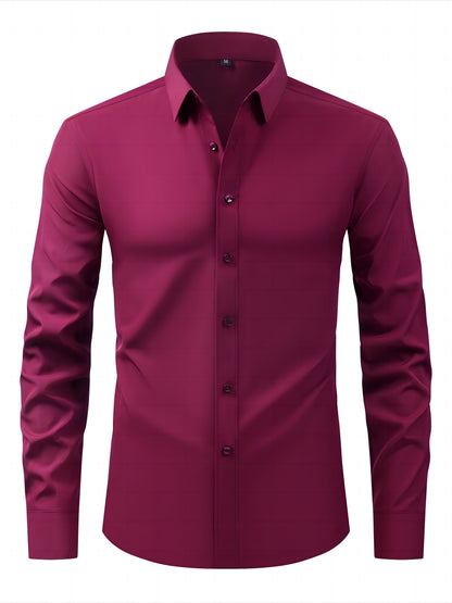 Chemise Homme Manches Longues Élégante et Confortable