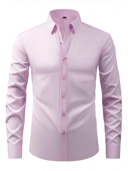Chemise Homme Manches Longues Élégante et Confortable