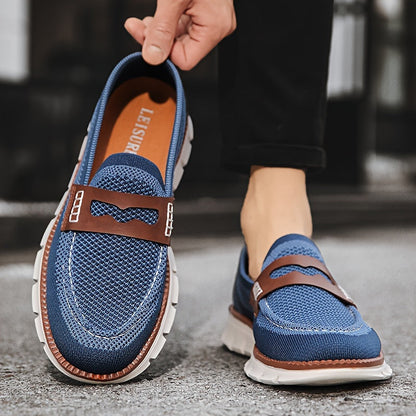 GentleWalk™ – Mocassins Pour Hommes Élégants et Respirants Confort Optimal-3