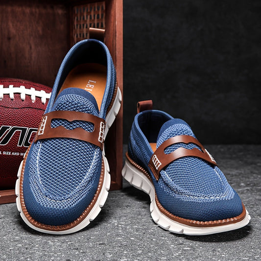GentleWalk™ – Mocassins Pour Hommes Élégants et Respirants Confort Optimal-1