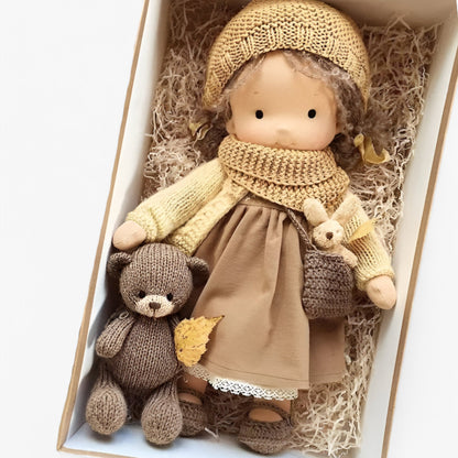 Poupée Peluche Cuddle Mignonne Main