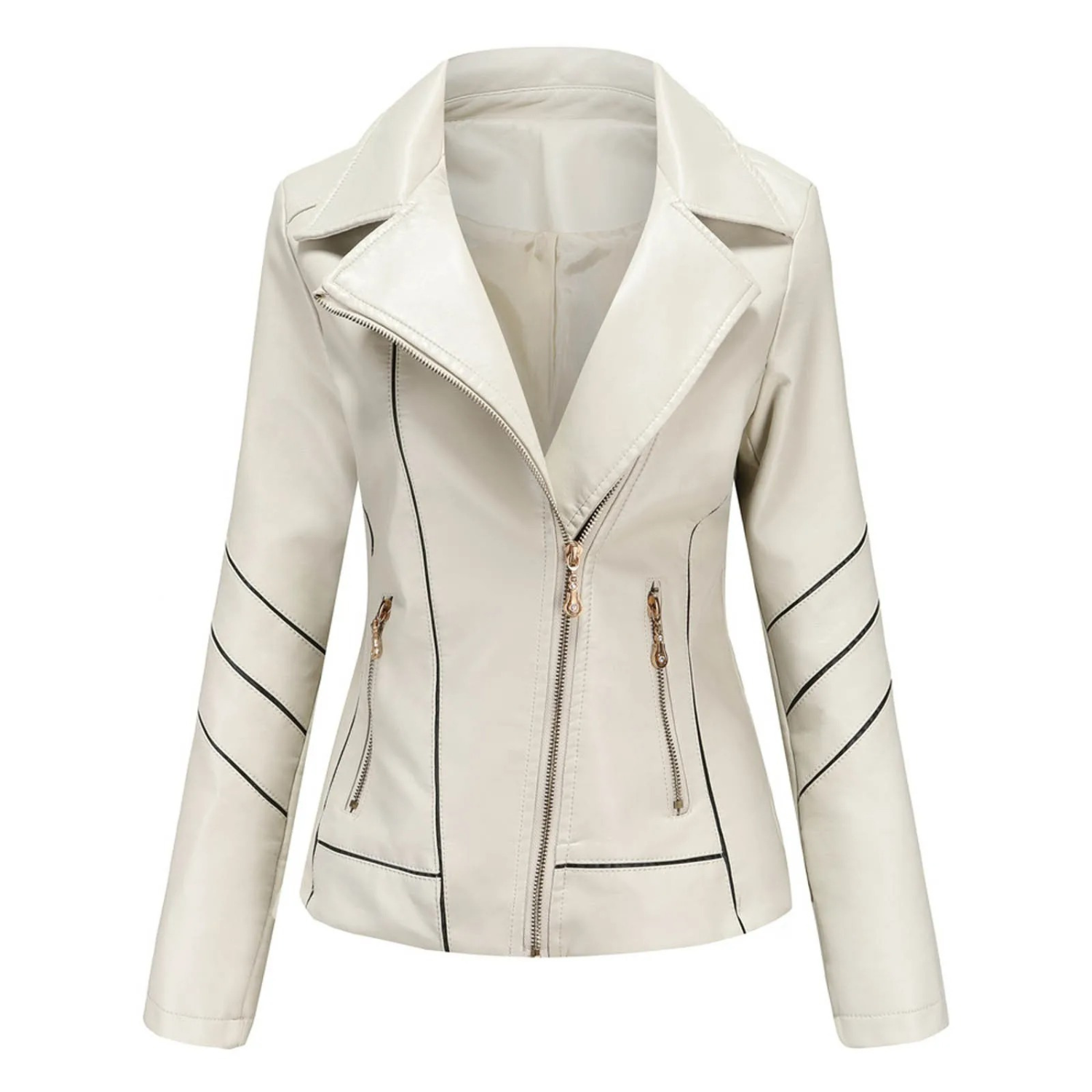 Veste Col Montant Chic et Élégante pour Femme - PanierRoyale