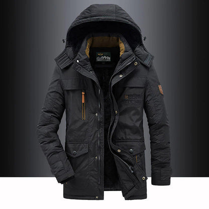 Parka Homme Matelassée Capuche Coupe Moderne Hiver - PanierRoyale