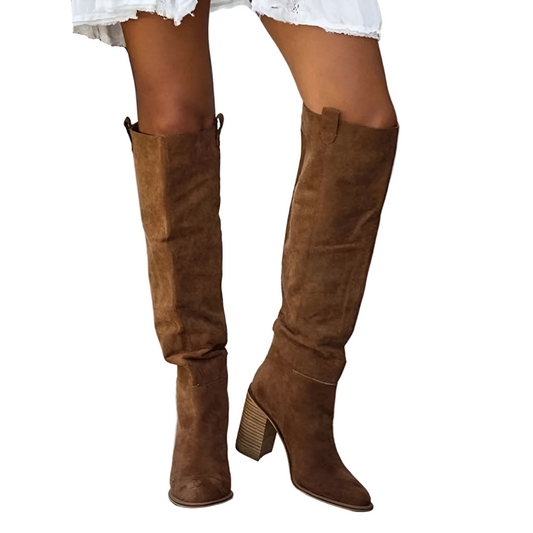 Bottes Femmes Luxe Noir Élégantes - PanierRoyale