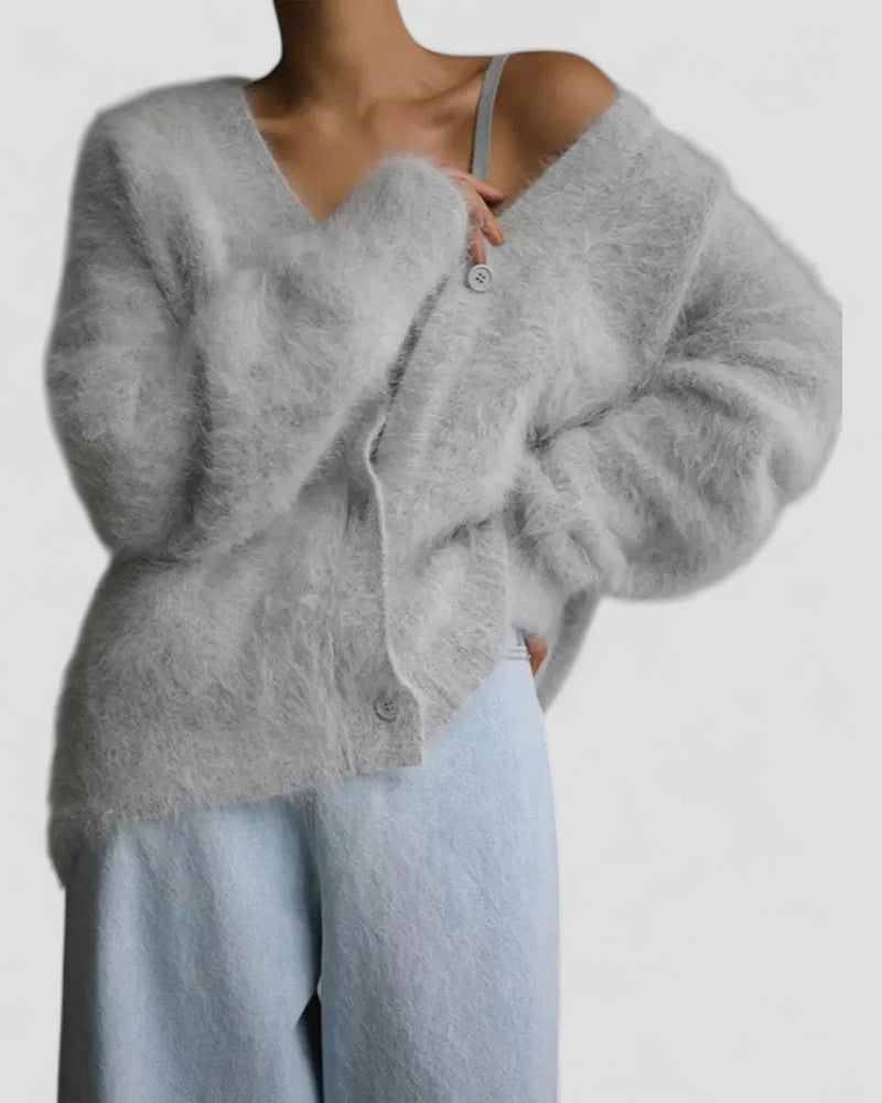 Gilet en maille douce et chaude pour femme