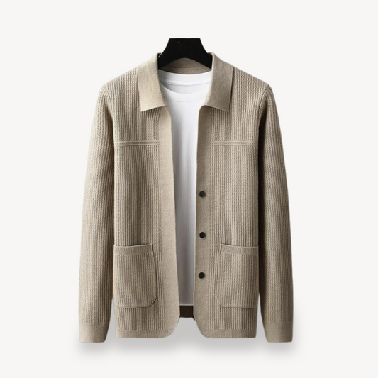 Gilet en maille côtelée pour homme 0