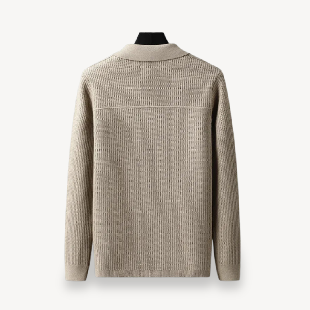 Gilet en maille côtelée pour homme 3