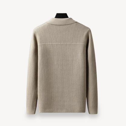 Gilet en maille côtelée pour homme 3