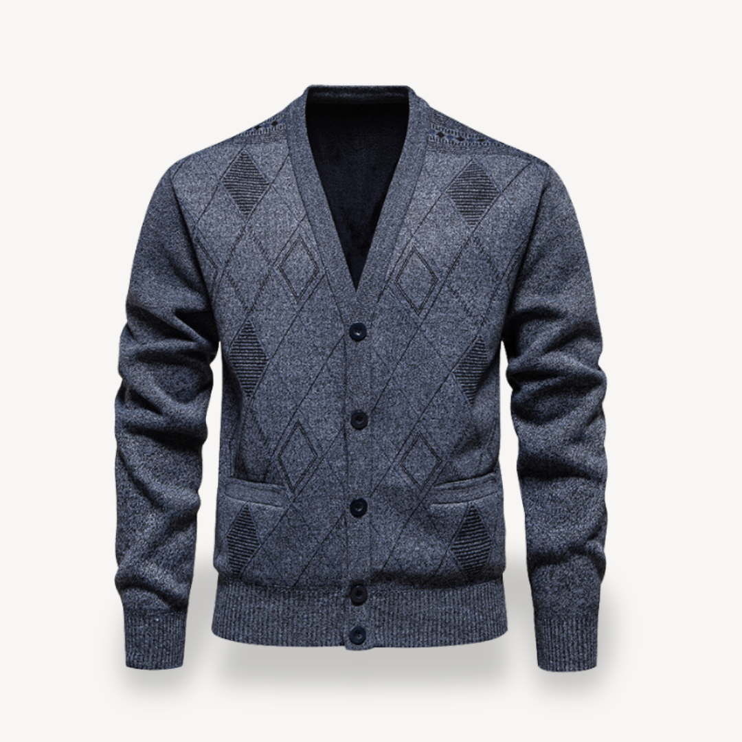 Gilet en maille brillant pour homme chic