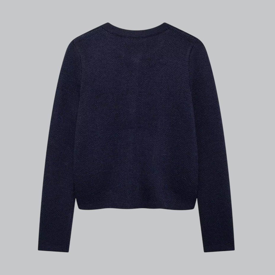 Gilet en maille douce avec boutons dorés 6