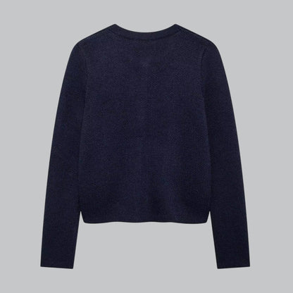 Gilet en maille douce avec boutons dorés 6