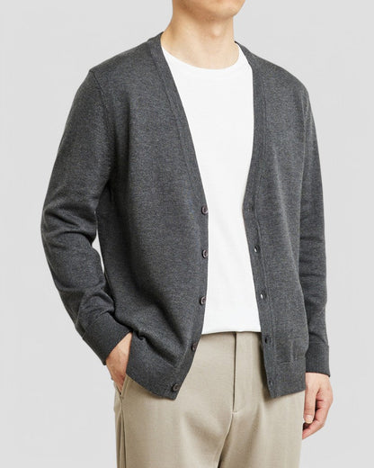 Gilet en maille léger homme boutonné - PanierRoyale