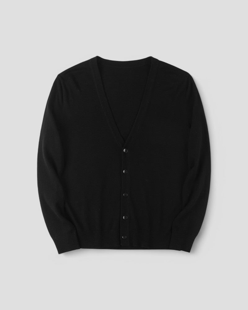Gilet léger en maille pour homme avec boutons 5