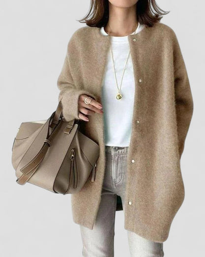 Gilet femme en maille douce et chaud pour hiver
