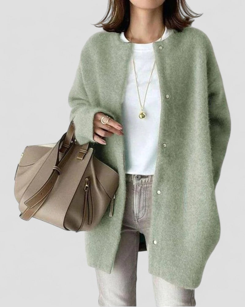 Gilet femme en maille douce et chaud pour hiver