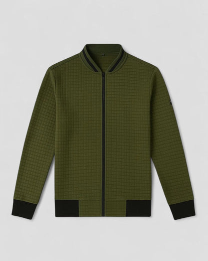 Gilet matelassé léger zippé en mélange de coton pour homme 3