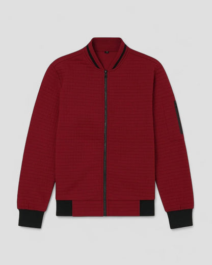 Gilet matelassé léger zippé en mélange de coton pour homme 4