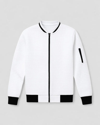 Gilet léger en coton matelassé pour homme zippé